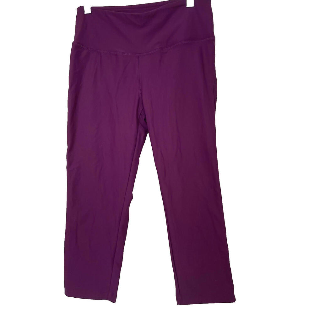 Hue leggings capri purple size S New